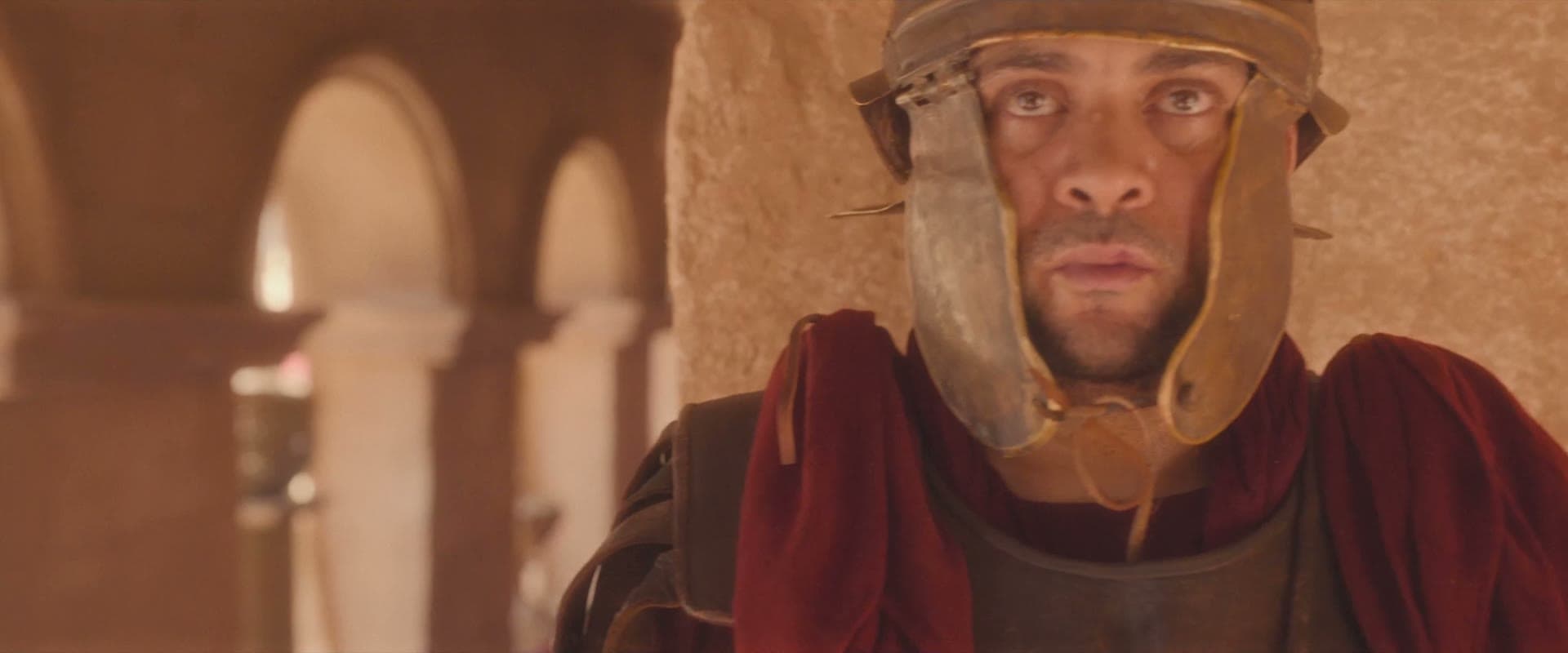 A Roman centurion — a still from the film